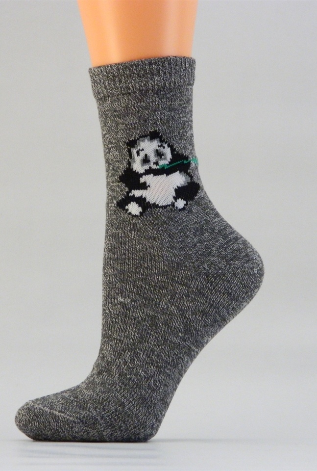 Dětské bavlněné ponožky Benet D012 panda-mele, vel. 16 (24) - 17(25)